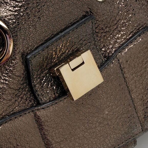 Jimmy Choo Metallic Leather Ramona Shoulder Bag - Picture 15 of 15